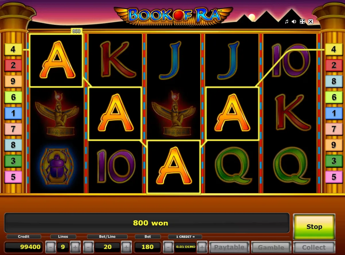 Book Of Ra demo